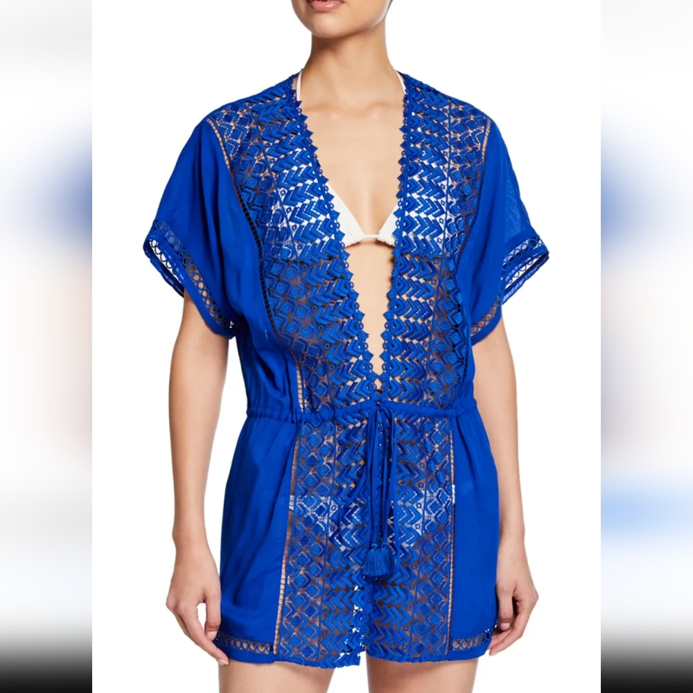 Ramy Brook Costa Tie Front Coverup Size xs/s